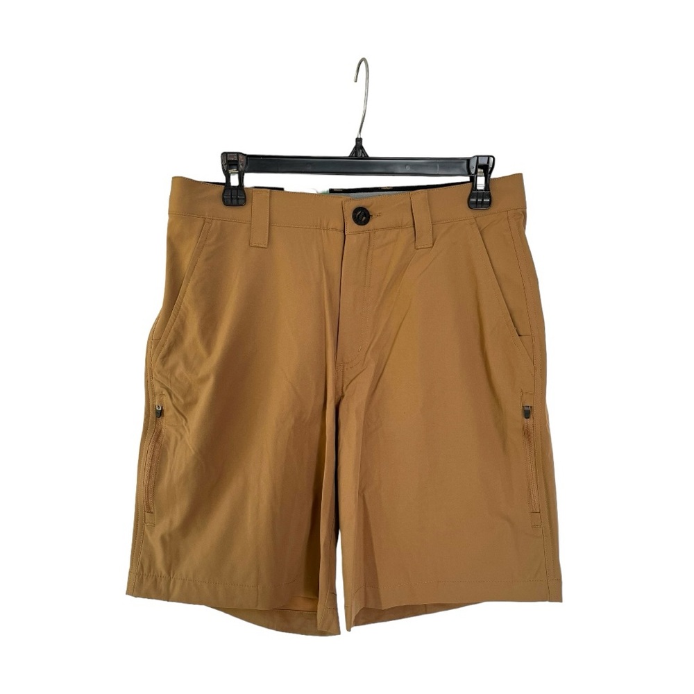 NWT Orvis men’s dark tan tech shorts